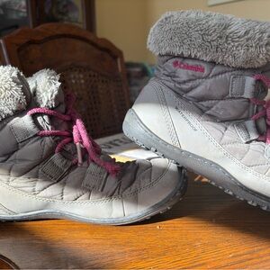 Columbia Black and Gray Winter Boots
